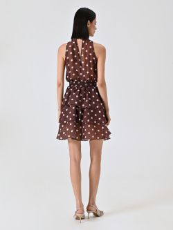 Kleid aus Musselin mit Punkten det_3
