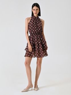 Kleid aus Musselin mit Punkten in_i7