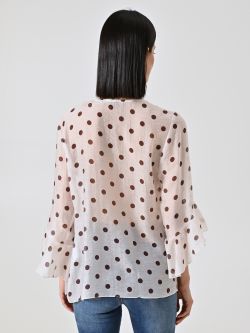 Blusa de muselina de lunares det_3
