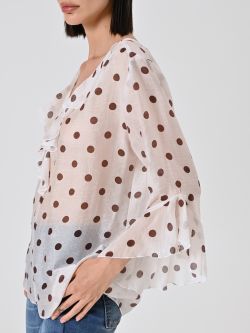 Blusa de muselina de lunares in_i5