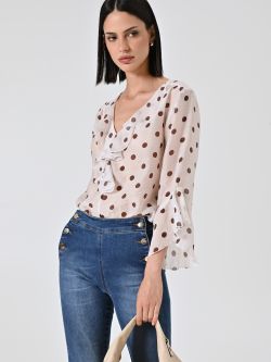 Blusa de muselina de lunares sp_e1