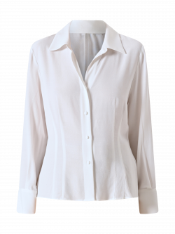Chemise blanche en crêpe de viscose det_4