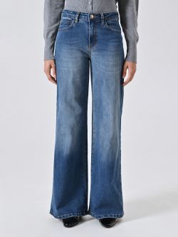 Jeans Palazzo Bootcut Lavaggio Medio det_2