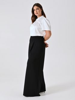 Curvy-Palazzo-Hose in Schwarz aus Cady in_i7