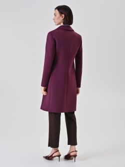 Cappotto monopetto bordeaux rosso det_3