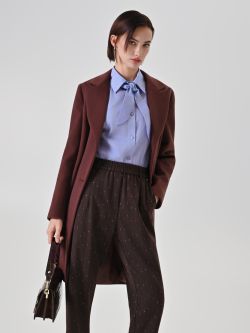 Cappotto monopetto marrone cioccolato  sp_e1