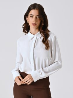 Camicia Bianca Cropped in_i7