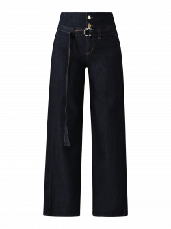 Dark-wash Jeans with Belt det_4