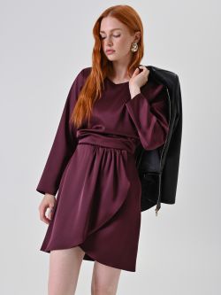 Burgundy Satin Dress sp_e1