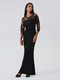 Abito con Blusa in Pizzo Rebrodé sp_e1