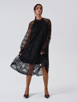 Abito Nero in Pizzo in_i7