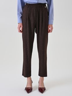 Chocolate Pinstripe Trousers det_2