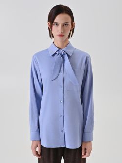 Light Blue Shirt with Bow-Tie det_2
