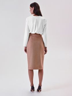 Suede Wrap Skirt det_3