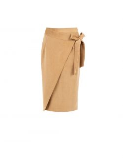 Suede Wrap Skirt det_4