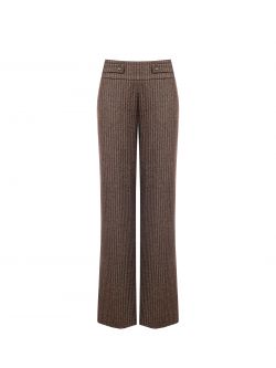 Brown Masculine Fabric Trousers det_4