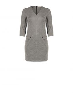 Abito Curvy stampa Micro Geometrica 5 Rinascimento Abito Curvy stampa Micro Geometrica det_4