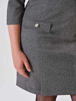 Abito Curvy stampa Micro Geometrica 3 Rinascimento Abito Curvy stampa Micro Geometrica in_i5