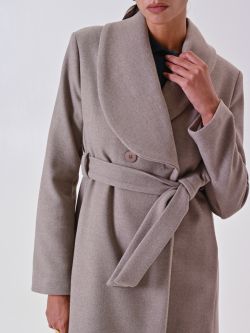 Abrigo largo beige con solapa ancha in_i5