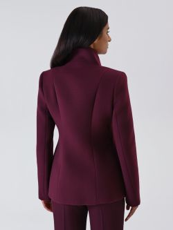 Cappotto Corto Bordeaux con Baschina det_3