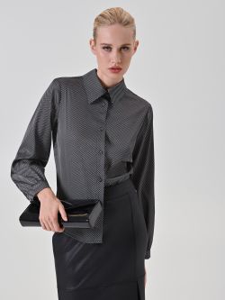 Optical-Print Black Shirt sp_e1