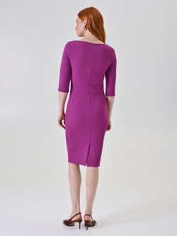 Abito tubino con dettaglio gioiello det_3