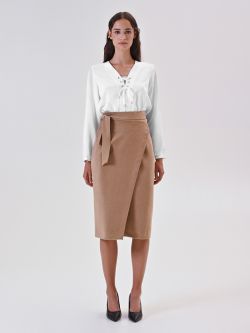 Biała bluzka gorsetowa z tasiemkami 1 Rinascimento Biała bluzka gorsetowa z tasiemkami det_1