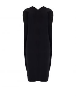 Abito Lungo Curvy Nero 5 Rinascimento Abito Lungo Curvy Nero det_4