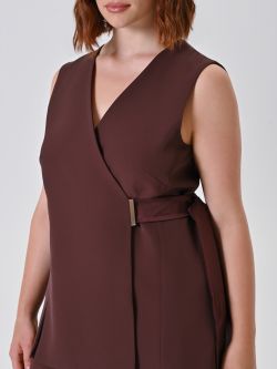 Curvy Brown Vest in_i5