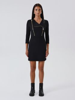 Black Biker Dress det_1