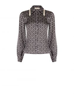 Camicia stampa catene nero det_4