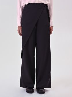 Pantalon noir avec pan et boucle det_2