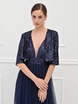 Bolero de lentejuelas azul in_i7