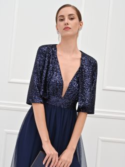 Bolero de lentejuelas azul sp_e1