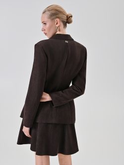 Cordblazer in Schokoladenbraun det_3