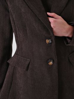 Cordblazer in Schokoladenbraun in_i5