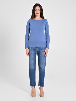 Pullover aus Ecotec®-Garn in Himmelblau det_1