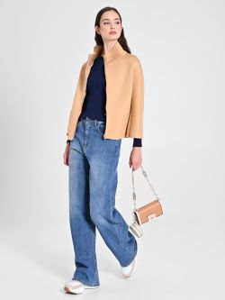 Blue Ribbed Jumper in_i7