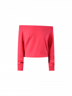 Pull fuchsia à épaule dénudée det_4