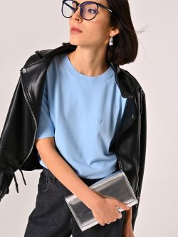 Sky Blue Short-Sleeved Jumper sp_e1