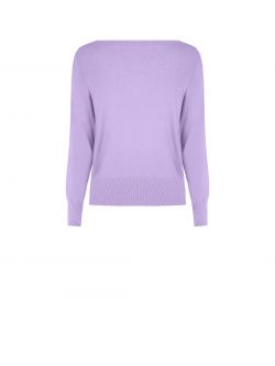 Pull lilas encolure bateau in_i4