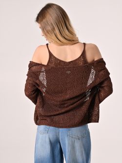 Lurex Knitted Cardigan det_3