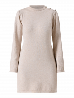 Abito in Maglia Beige det_4