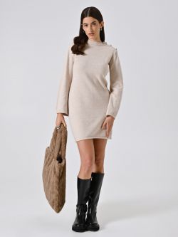 Abito in Maglia Beige sp_e1