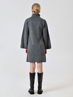 Vestido de punto gris oscuro det_3