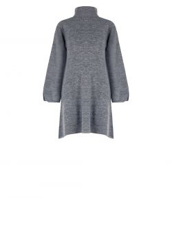 Vestido de punto gris oscuro det_4