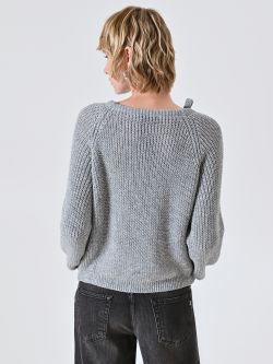 Lurex-Pullover mit Schleife det_3
