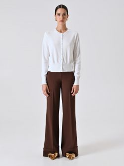 Cardigan Bianco in Maglia det_1