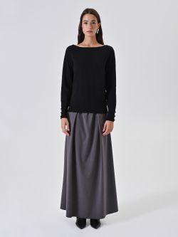 Black Knitted Turtleneck det_1