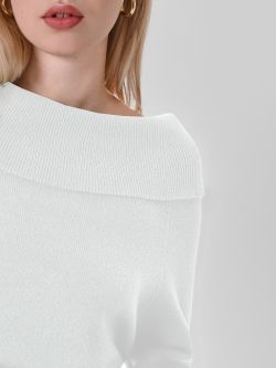 Robe pull cocon crème in_i5